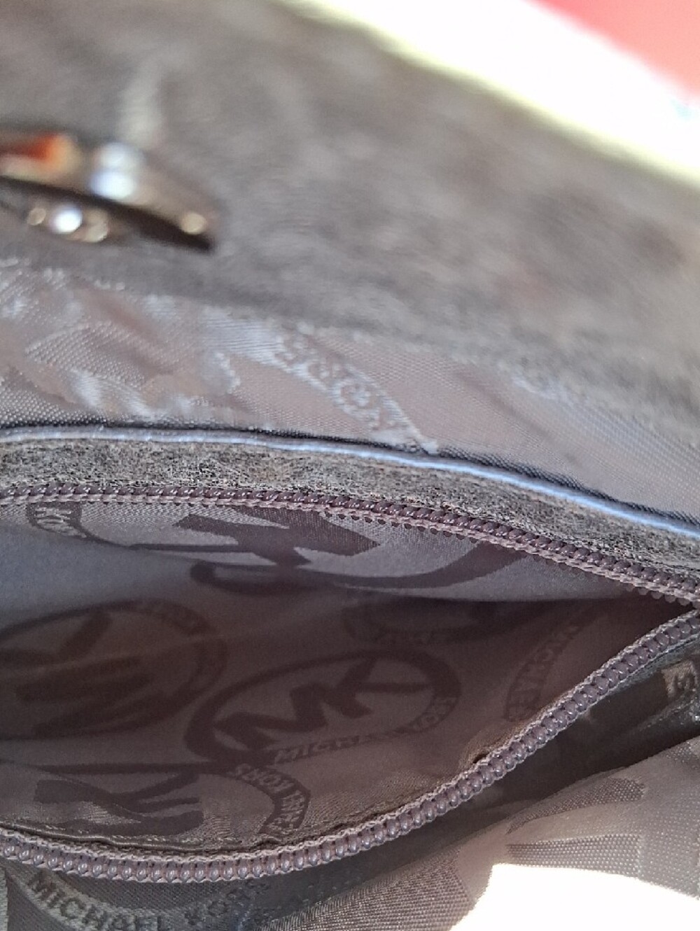 Michael Kors Metallic Pewter Tassel Drawstring Crossbody - Picture 5 of 12